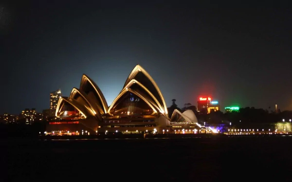 man made Sydney Opera House HD Desktop Wallpaper | Background Image