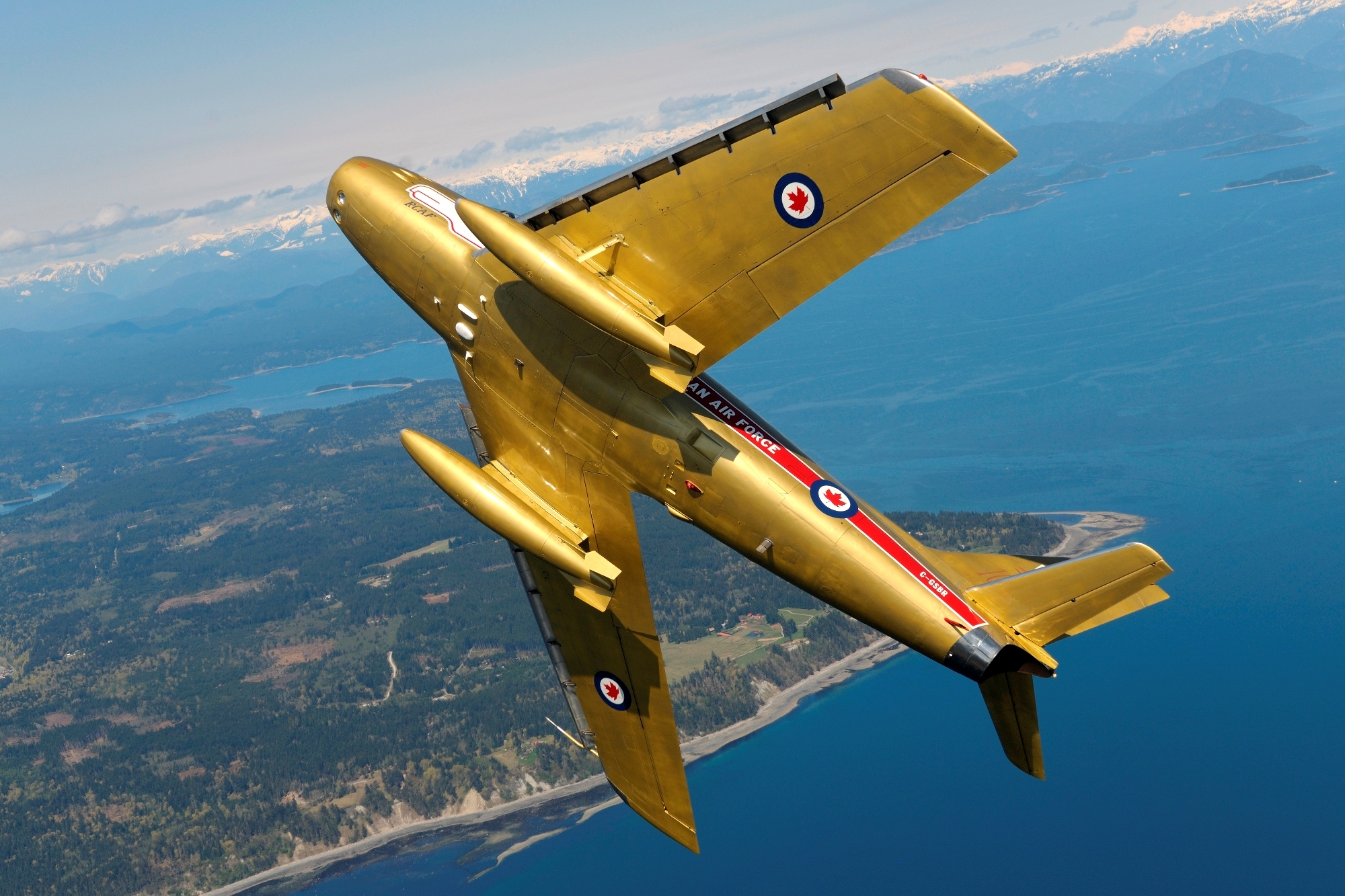 Military Canadair CL-13A Sabre Mk.5 HD Wallpaper | Background Image