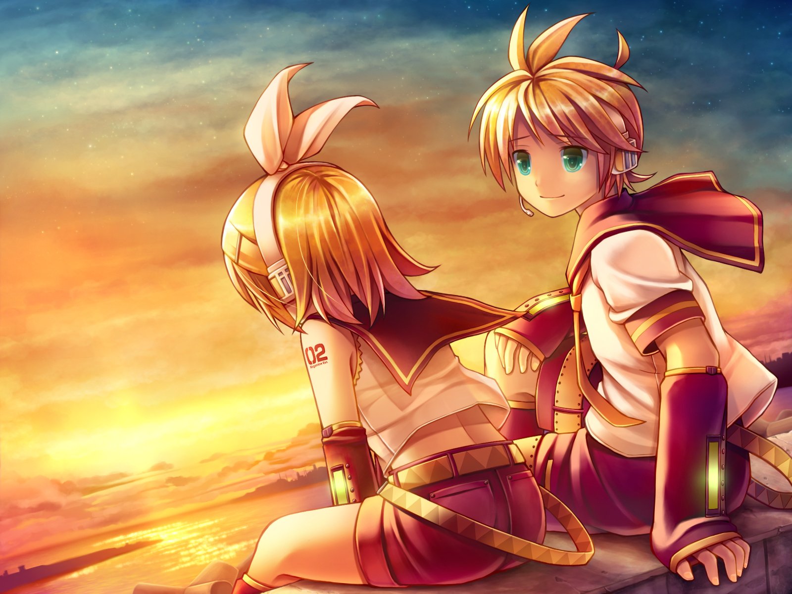 Kagamine Len & Rin Wallpaper and Background Image | 1600x1200