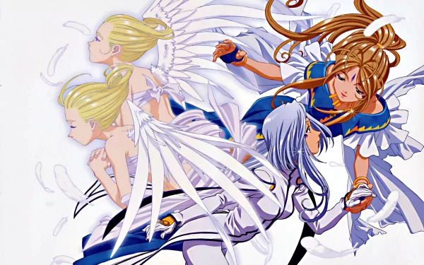 Lind (Ah! My Goddess) Cool Mint (Ah! My Goddess) spear mint Belldandy (Ah! My Goddess) Anime Ah! My Goddess HD Desktop Wallpaper | Background Image