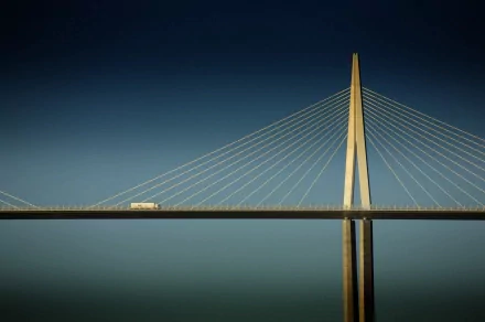 millau viaduct man made bridge HD Desktop Wallpaper | Background Image