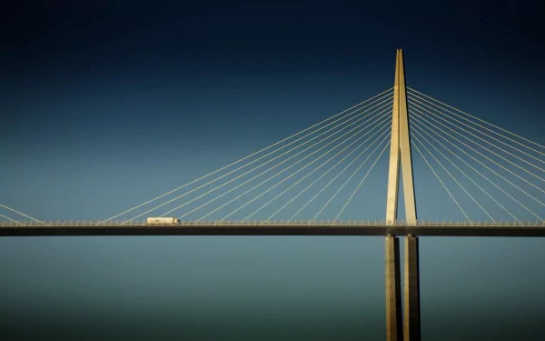 millau viaduct man made bridge HD Desktop Wallpaper | Background Image
