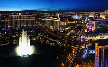  Aerial view of Las Vegas, Nevada