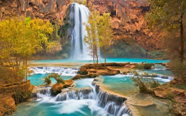 vegetation water nature waterfall HD Desktop Wallpaper | Background Image