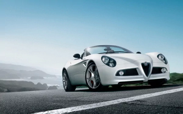 vehicle Alfa Romeo 8C Spider HD Desktop Wallpaper | Background Image