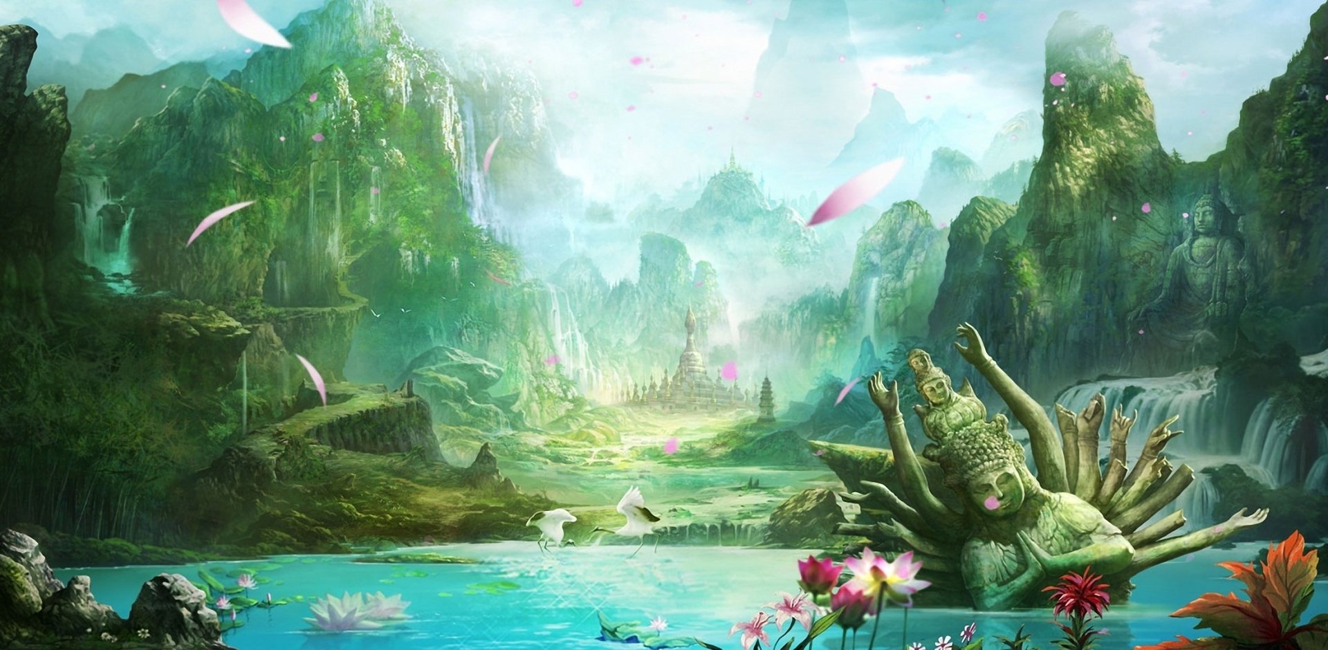 Anime Landscape HD Wallpaper