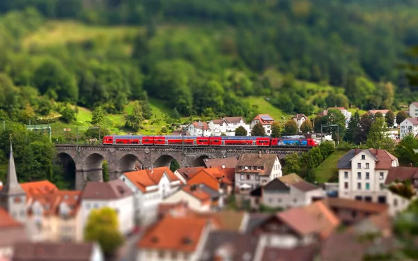 photography tilt shift HD Desktop Wallpaper | Background Image