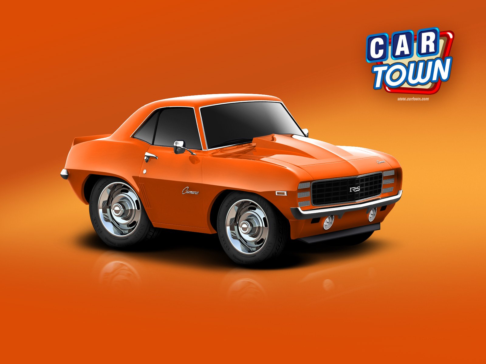 Car Town Wallpaper 1969 orange car town camaro wallpaper and background Car Town Wallpaper 1969 orange car town camaro wallpaper and background