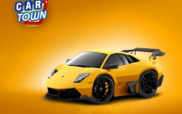 Video Game Car Town Lamborghini Car HD Wallpaper | Background Image