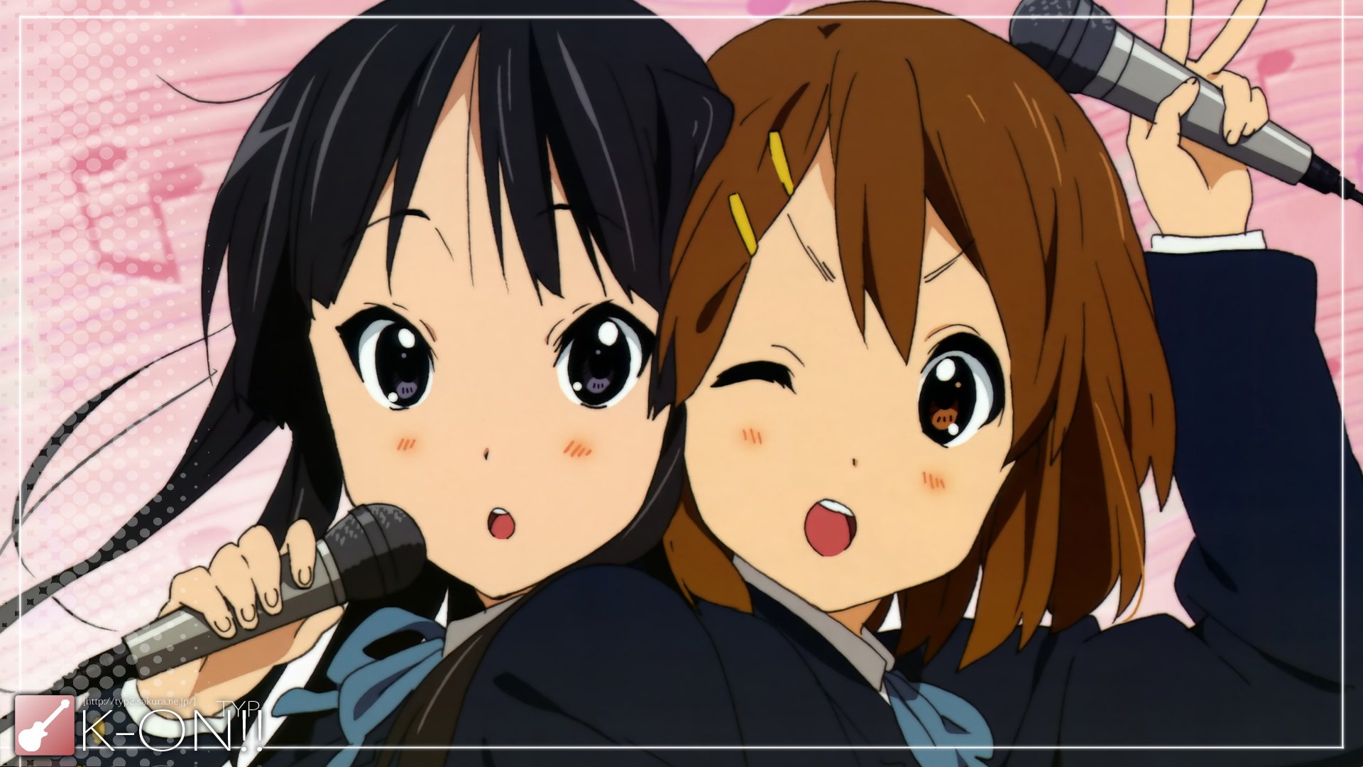 Download Yui Hirasawa Mio Akiyama Anime K-ON! HD Wallpaper