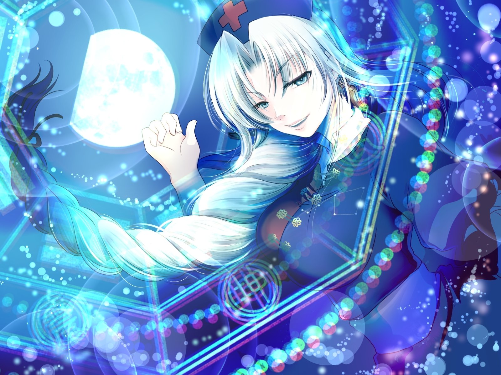 Download Eirin Yagokoro Anime Touhou Wallpaper