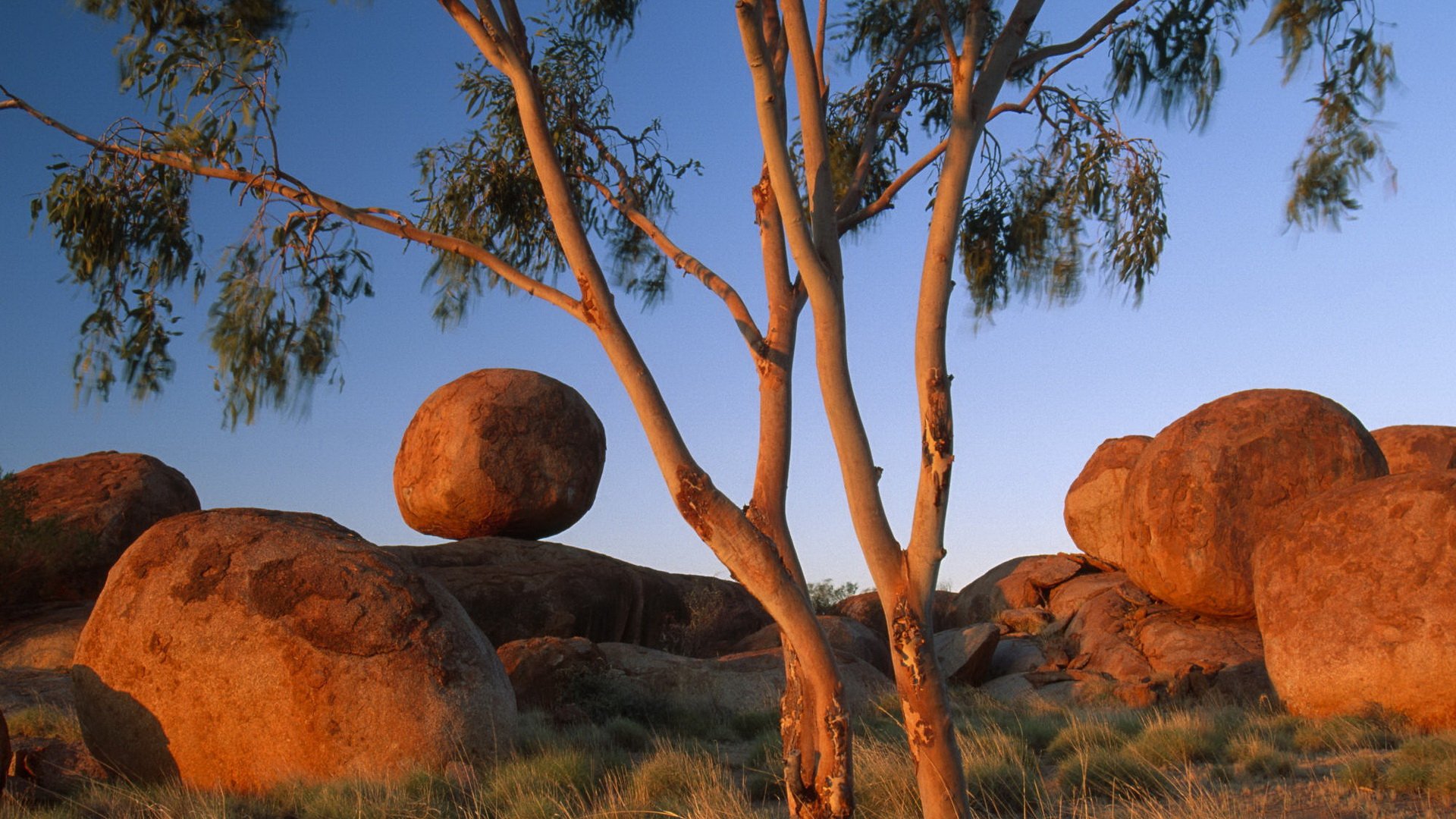 Download Boulder Australia Nature Devils Marbles HD Wallpaper