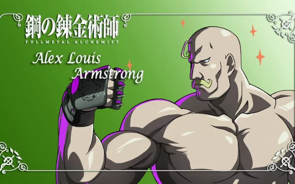 Alex Louis Armstrong Anime Fullmetal Alchemist HD Desktop Wallpaper | Background Image