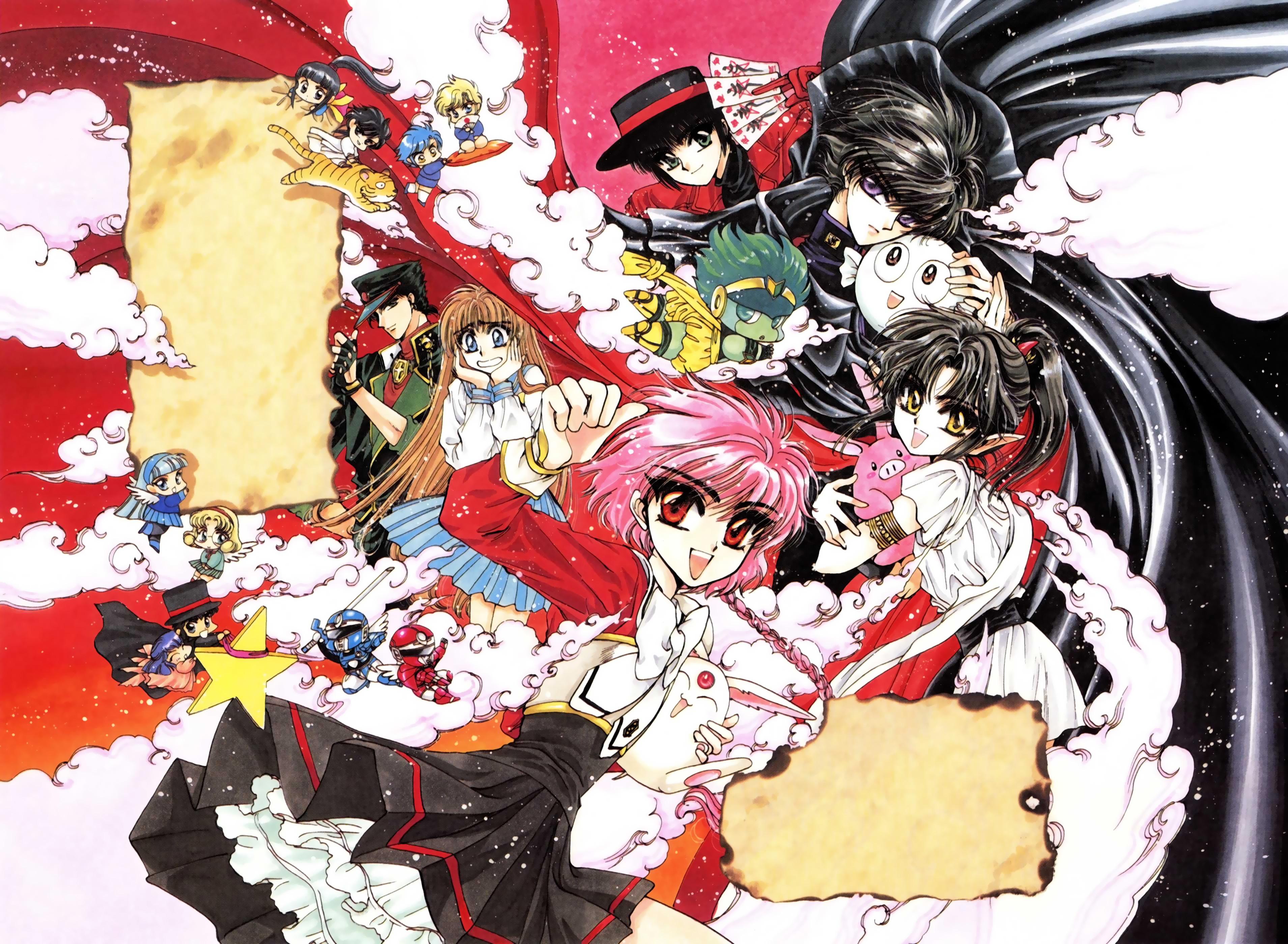 Anime Crossover Hd Wallpaper By Clamp