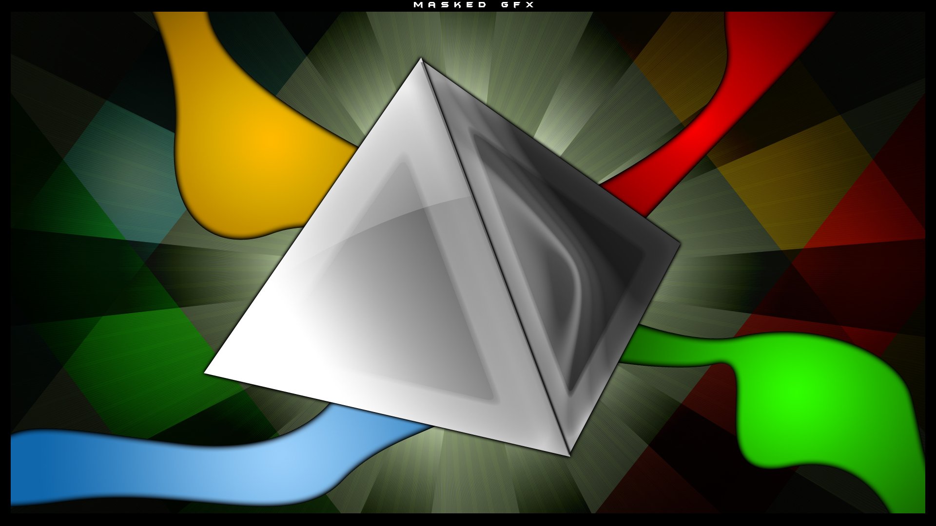 Pyramid of Colors by MasKeDGFX | 1920x1080 | Wallpaper Abyss