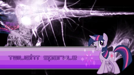 Vector illustration of Twilight Sparkle from My Little Pony: Friendship Is Magic, featuring vibrant colors and dynamic backgrounds, designed as HD desktop wallpaper and background.