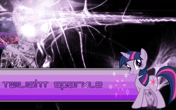 Vector illustration of Twilight Sparkle from My Little Pony: Friendship Is Magic, featuring vibrant colors and dynamic backgrounds, designed as HD desktop wallpaper and background.