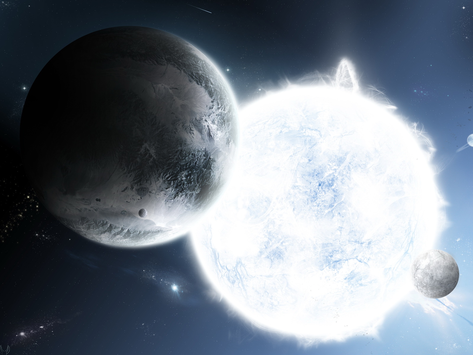 Download Sci Fi Planet Wallpaper