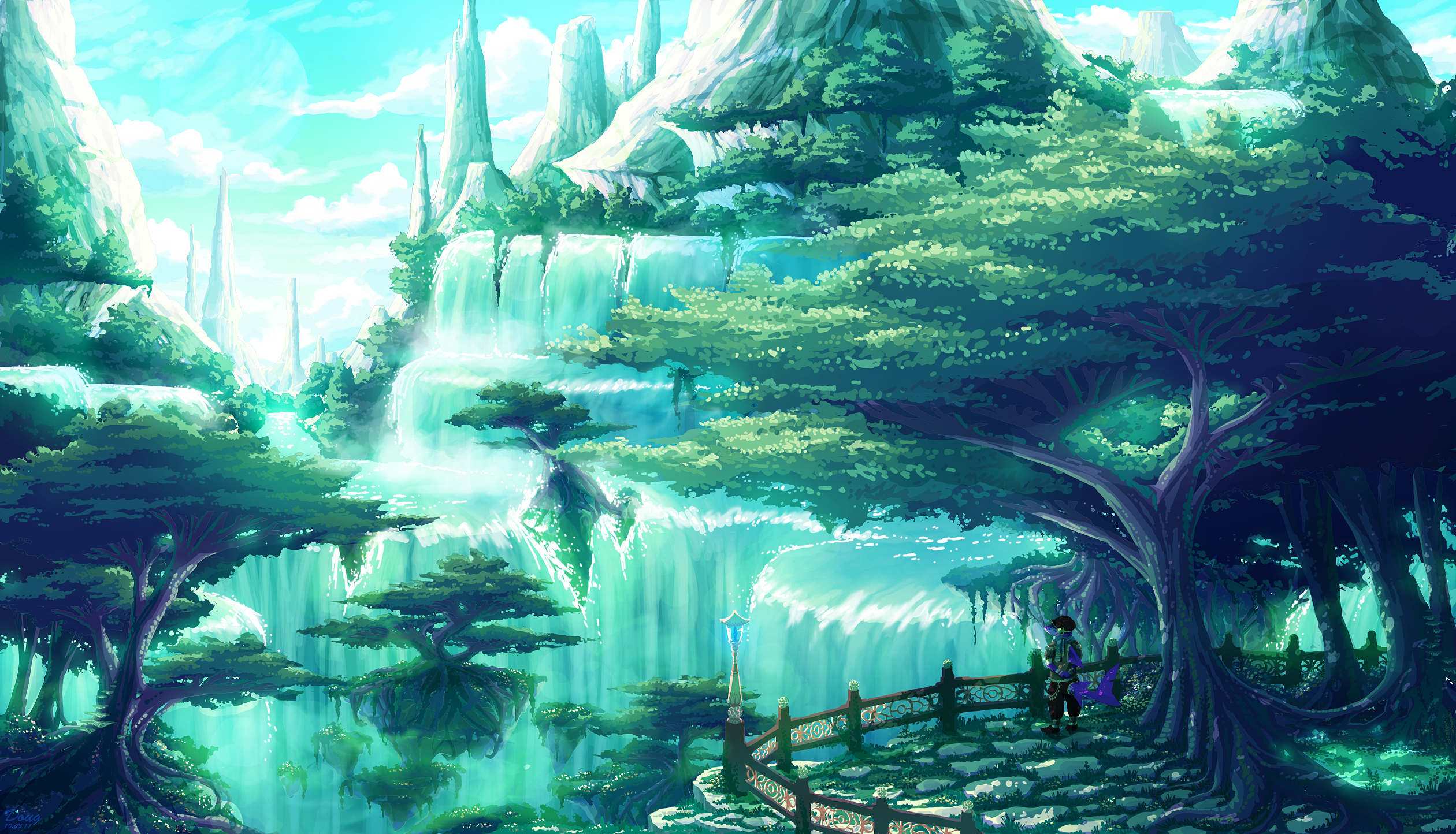 Fantasy Landscape HD Wallpaper by 6Doug9