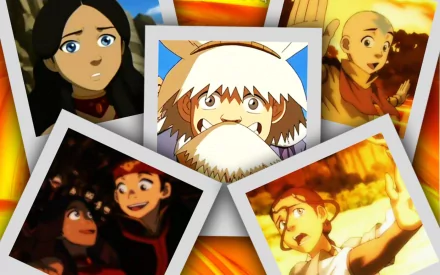 Katara (Avatar) Aang (Avatar) Anime Avatar: The Legend Of Korra HD Desktop Wallpaper | Background Image