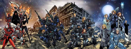 Contra Alliance Comic Contra Alliance: Shadows of the Past HD Desktop Wallpaper | Background Image