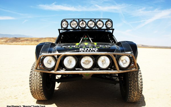 Vehicles Racing Monster Desert HD Wallpaper | Background Image