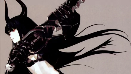 Black Gold Saw Anime Black Rock Shooter HD Desktop Wallpaper | Background Image