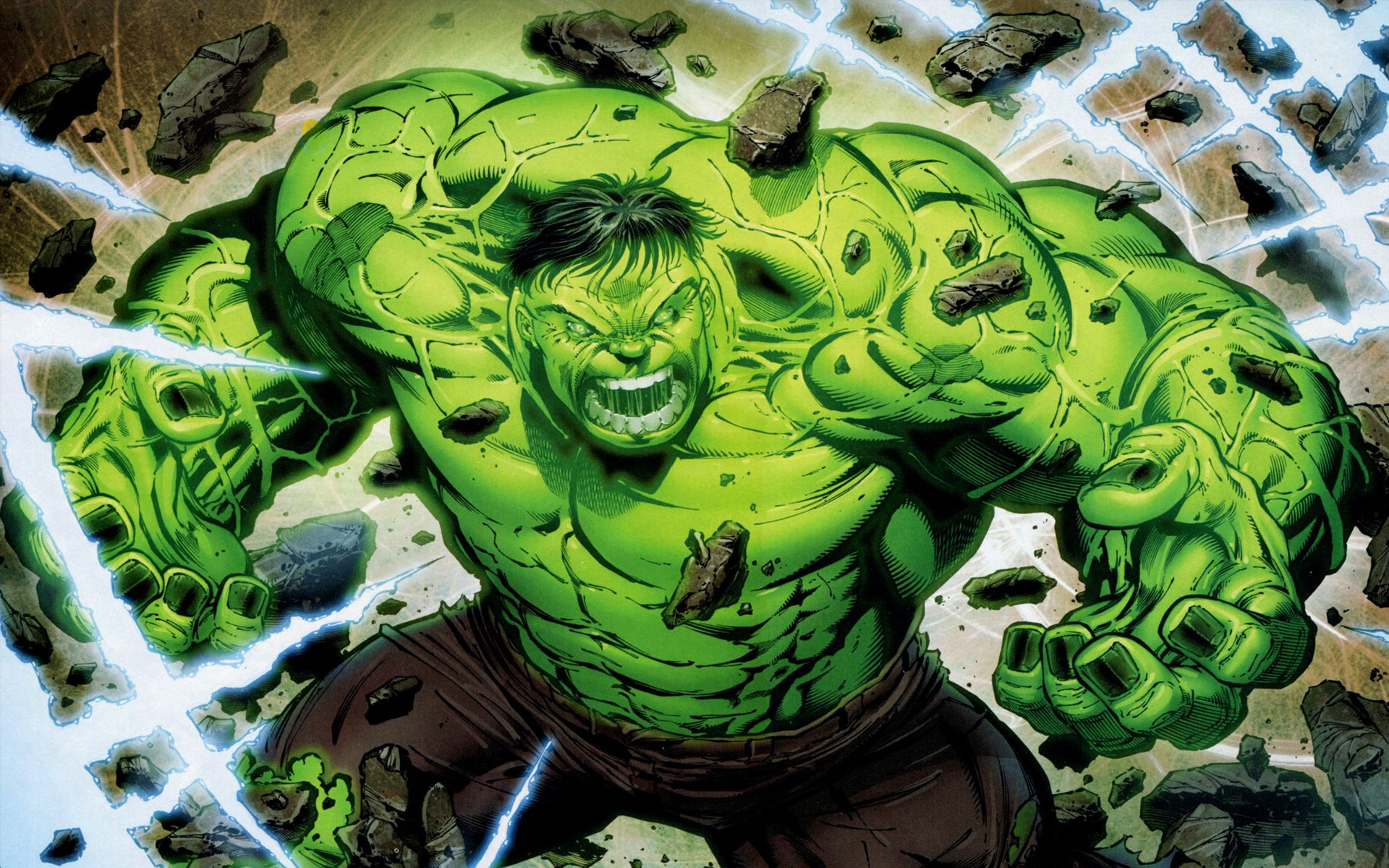 Epic Hulk Comic HD Wallpaper: Unleash the Green Giant!