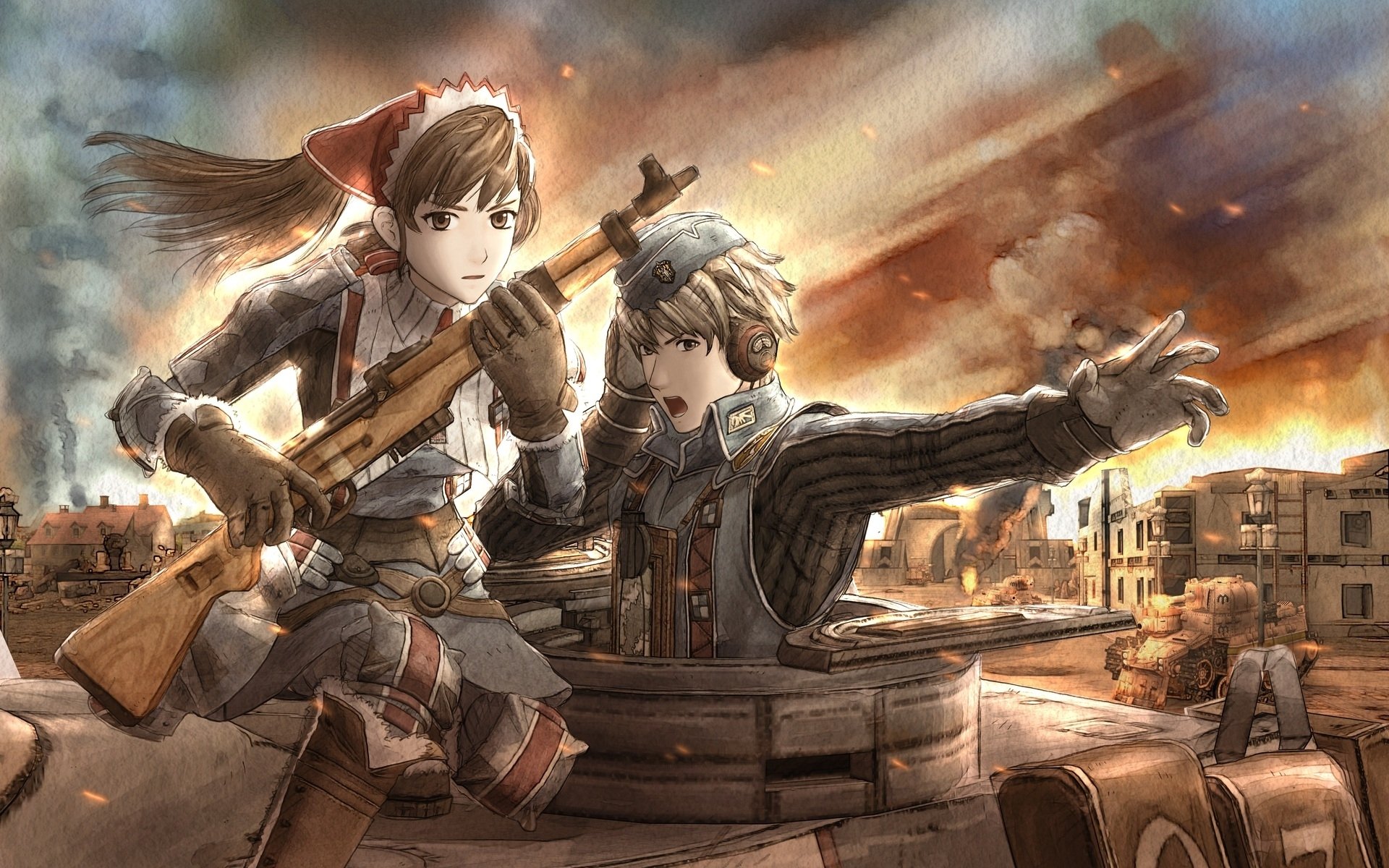 Video Game Valkyria Chronicles HD Wallpaper