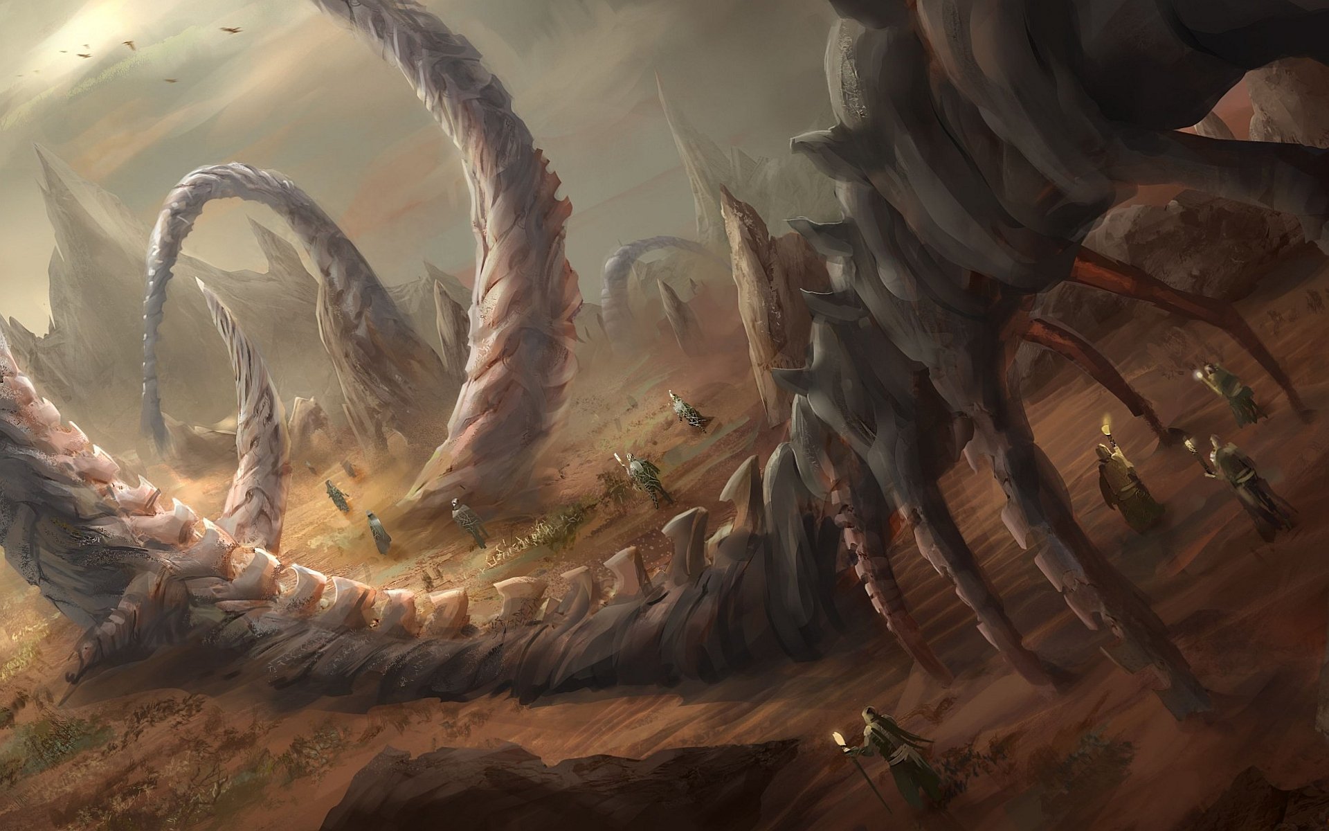 Download Fantasy Creature HD Wallpaper by Yefim Kligerman