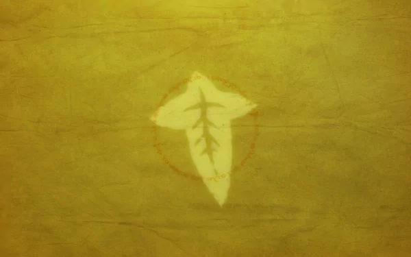 HD PC desktop wallpaper featuring the White Tree of Gondor emblem from the movie The Lord of the Rings, set against a textured golden background.