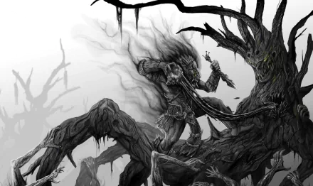 Witch Doctor (Diablo III) dark creature monster demon video game Diablo III Dark Gaming HD Desktop Wallpaper | Background Image