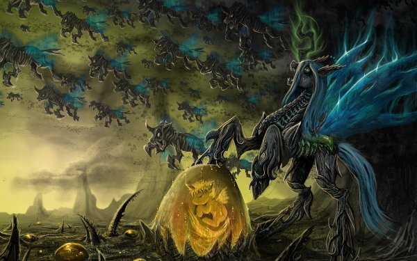 Fantasy Creature Queen Chrysalis HD Wallpaper | Background Image