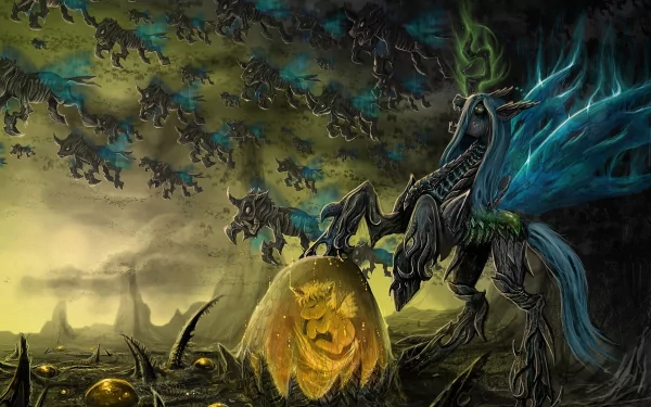 Queen Chrysalis fantasy creature HD Desktop Wallpaper | Background Image