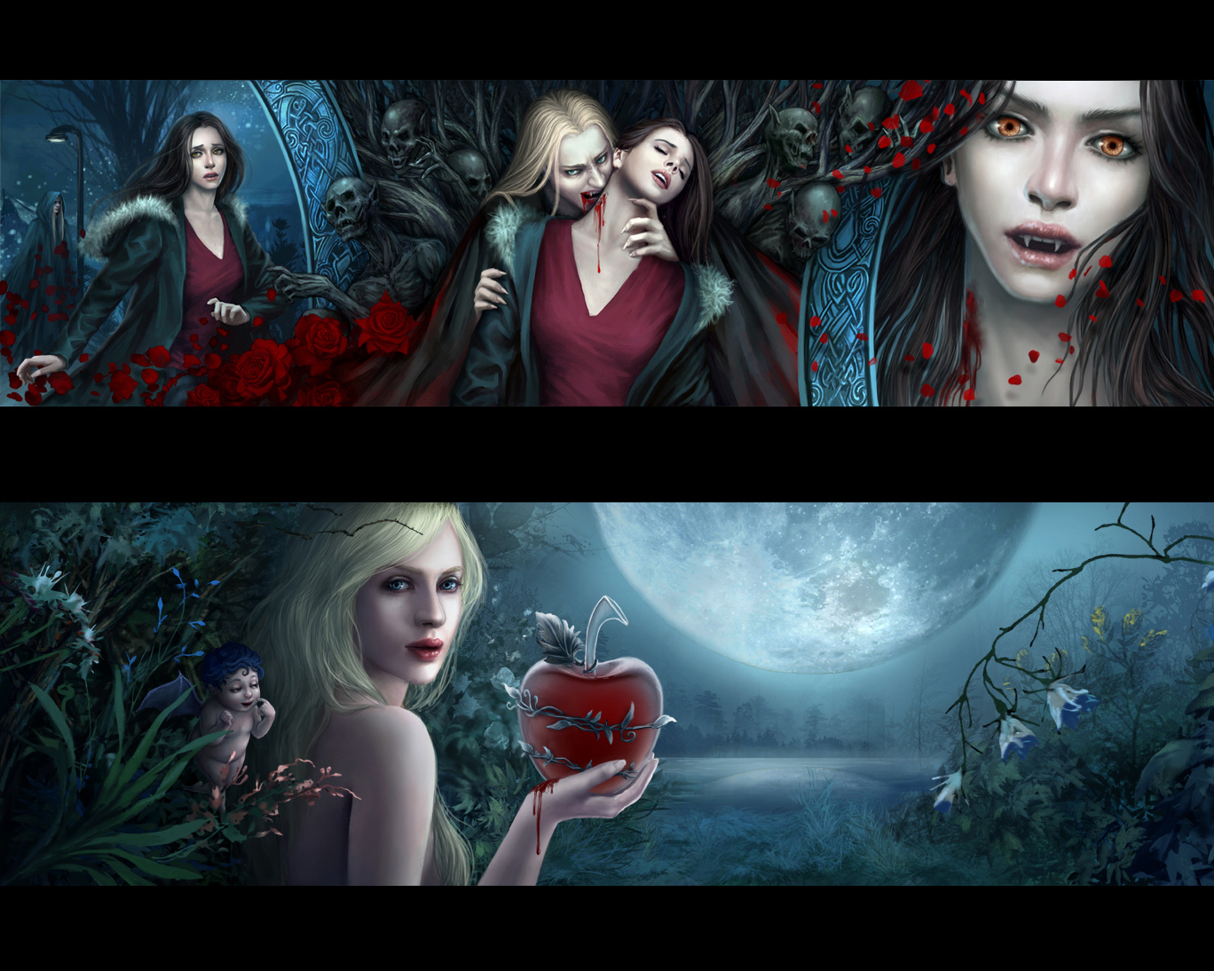 Video Game Vampire Wars HD Wallpaper | Background Image