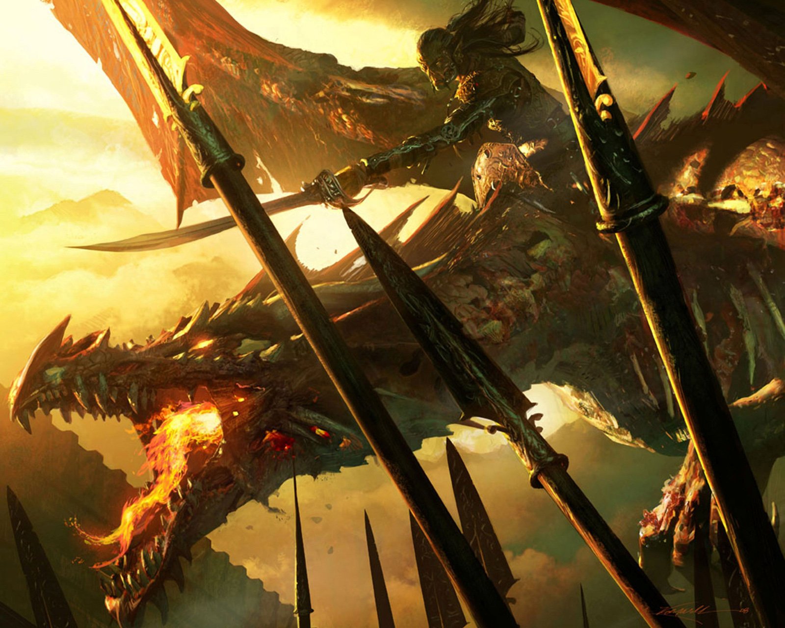 Download Fantasy Dragon Wallpaper by Dungeon magazine