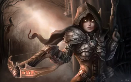 Demon Hunter (Diablo III) video game Diablo III HD Desktop Wallpaper | Background Image