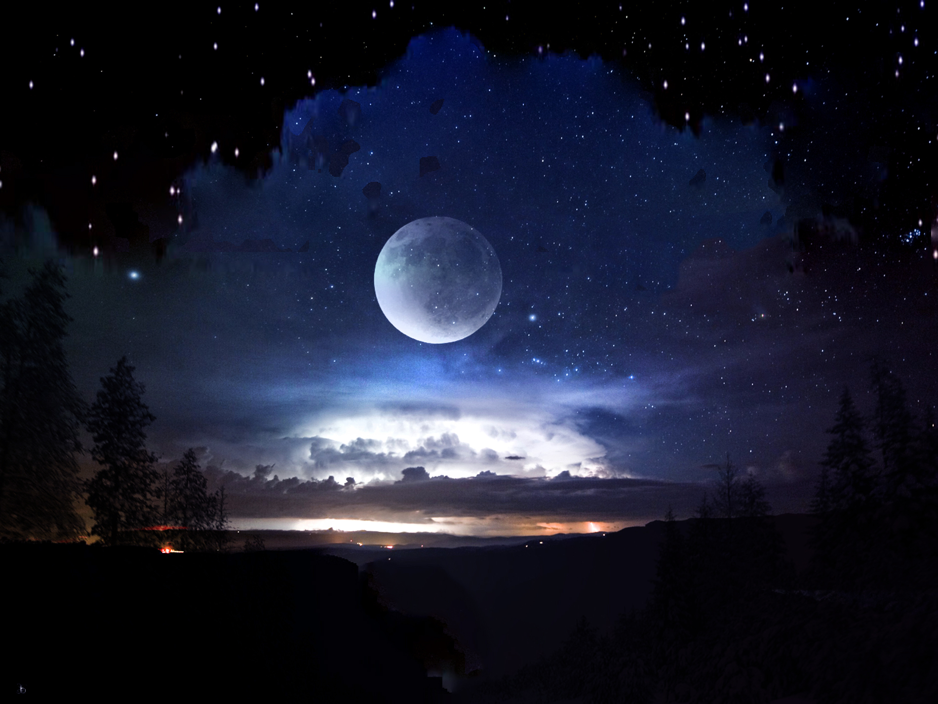 Viewing the Moon Sfondo and Sfondi | 1900x1425 | ID:245368 - Wallpaper