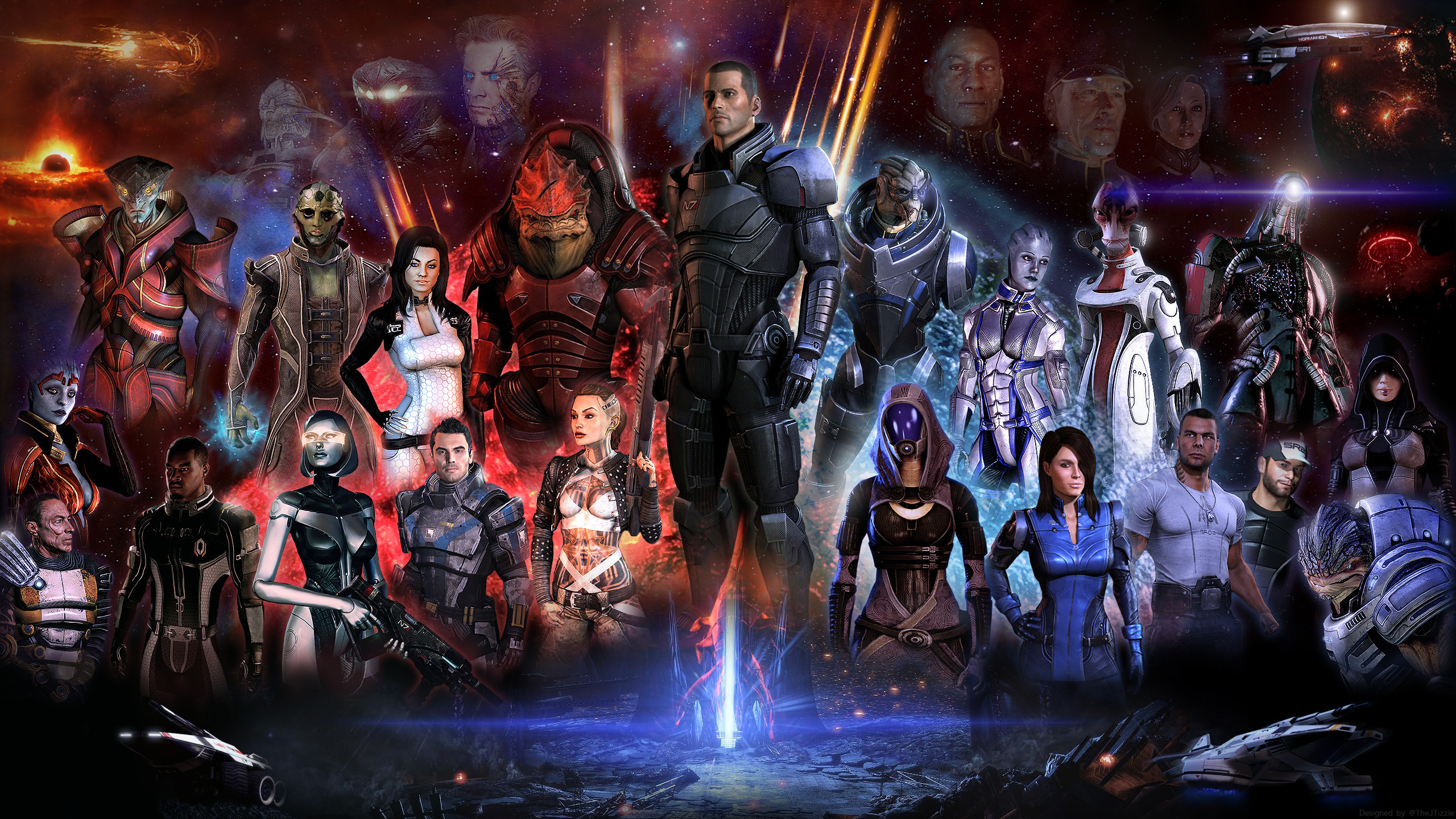 Video Game Mass Effect HD Wallpaper by @thejtizzle