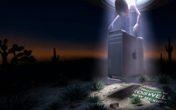 Technology Apple Alien HD Wallpaper | Background Image