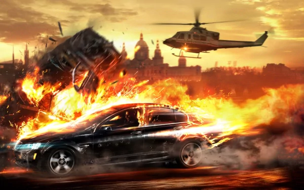 video game Wheelman HD Desktop Wallpaper | Background Image