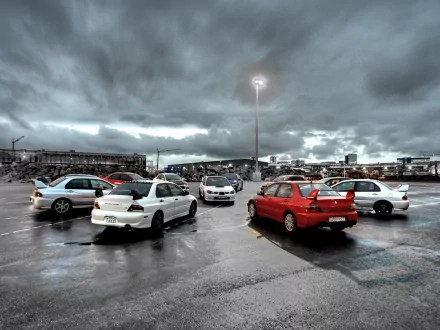 vehicle Mitsubishi car meetup HD Desktop Wallpaper | Background Image