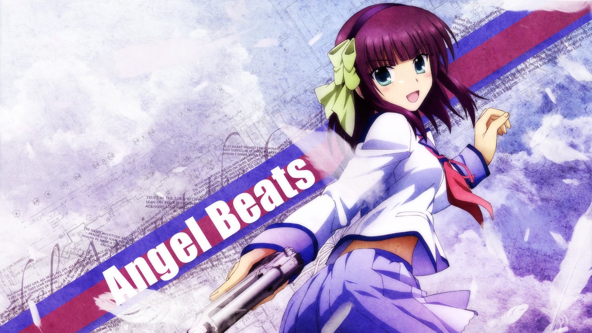 Download Yuri Nakamura Anime Angel Beats! HD Wallpaper