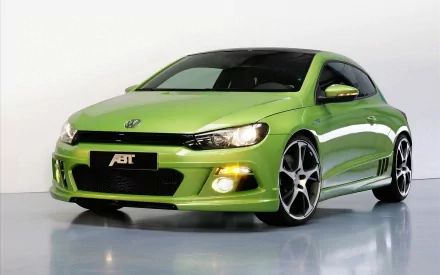 vehicle Volkswagen volkswagen scirocco green car HD Desktop Wallpaper | Background Image