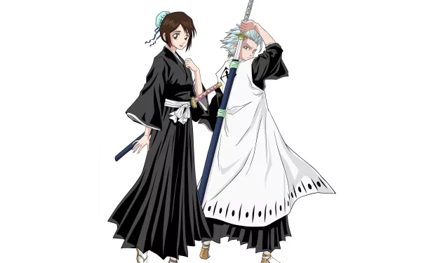 Tōshirō Hitsugaya Momo Hinamori Anime Bleach HD Desktop Wallpaper | Background Image