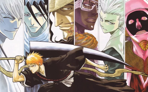 Download Shunsui Kyōraku Anime Bleach 4k Ultra HD Wallpaper by Linnea ...