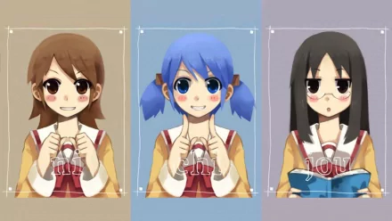 Mai Minakami Mio Naganohara Yuuko Aioi Anime Nichijō HD Desktop Wallpaper | Background Image