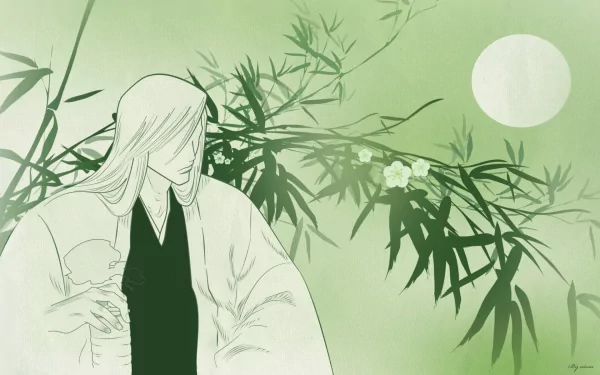 Jūshirō Ukitake Anime Bleach HD Desktop Wallpaper | Background Image