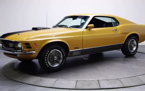 fastback muscle car vehicle Ford Mustang Mach 1 HD Desktop Wallpaper | Background Image