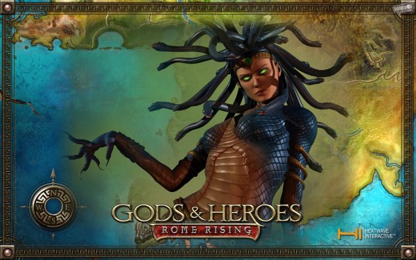 Video Game Gods & Heroes: Rome Rising Gods Medusa HD Wallpaper | Background Image